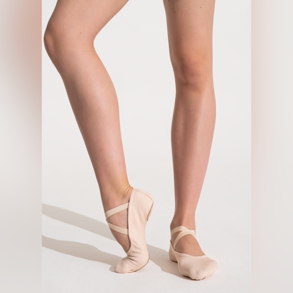 Nikolay Pink Ballet Flats with Ankle Straps